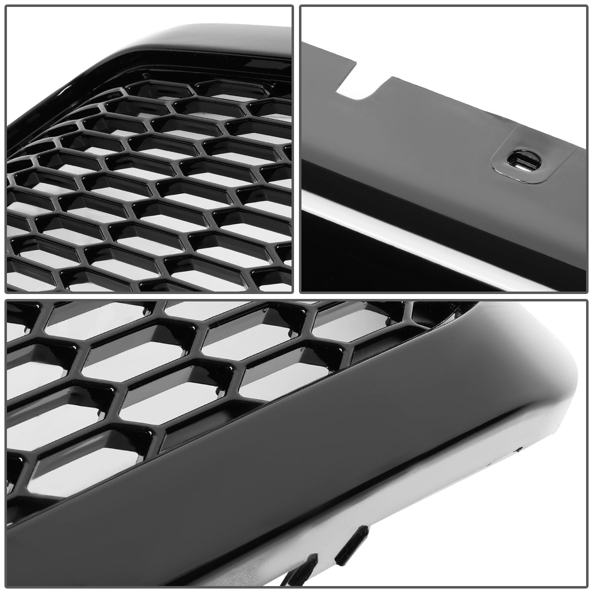 PARRILLA GRILLE - 99-04 FORD F-250, F-350, F-450, F-550 - HONEYCOMB MESH - BLACK