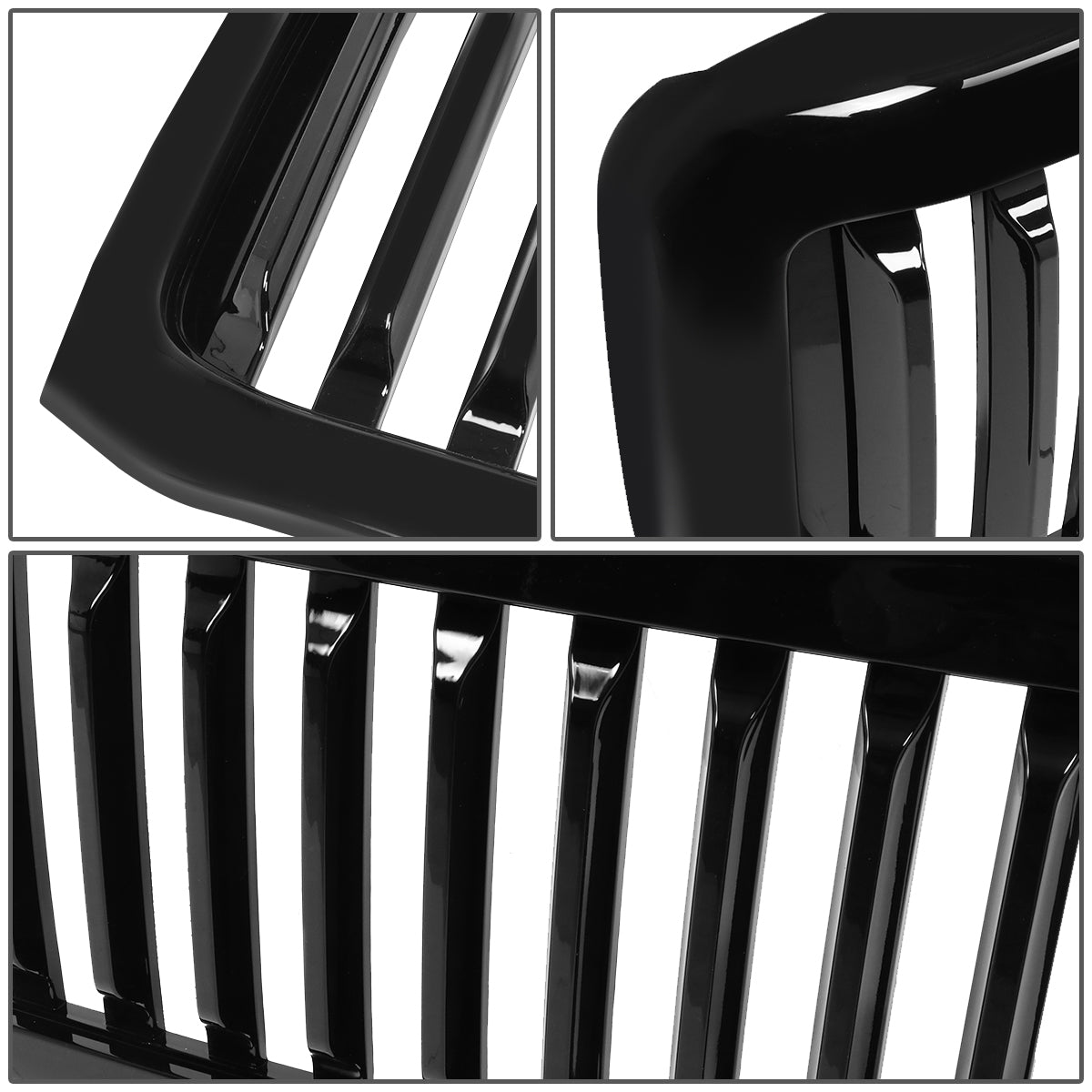 PARRILLA GRILLE - 99-04 FORD F-250, F-350, F-450, F-550 - VERTICAL FENCE STYLE - BLACK