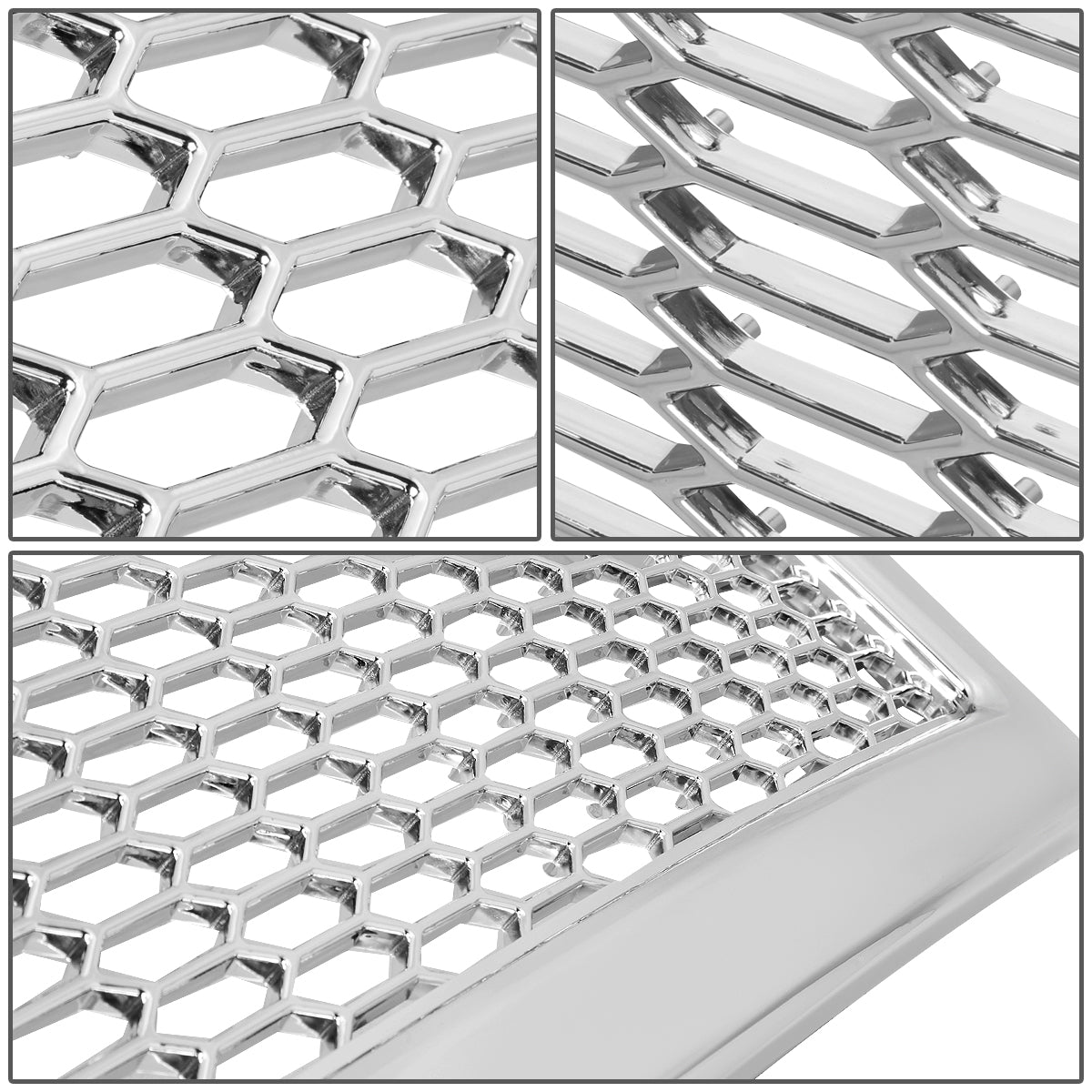 PARRILLA GRILLE - 05-07 FORD F-250, F-350, F-450, F-550 / 2005 FORD EXCURSION - HONEYCOMB MESH - CHROME