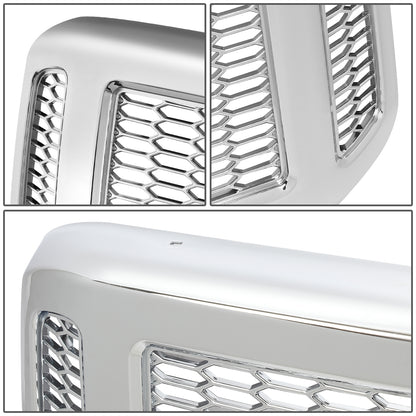 PARRILLA GRILLE - 05-07 FORD F-250, F-350, F-450, F-550 / 2005 FORD EXCURSION - HONEYCOMB MESH - CHROME