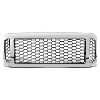 PARRILLA GRILLE - 05-07 FORD F-250, F-350, F-450, F-550 / 2005 FORD EXCURSION - HONEYCOMB MESH - CHROME