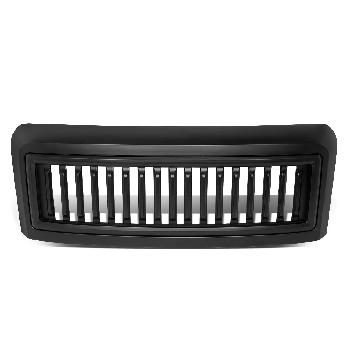 PARRILLA GRILLE - 08-10 FORD F-250, F-350, F-450, F-550 - VERTICAL FENCE STYLE - MATTE BLACK