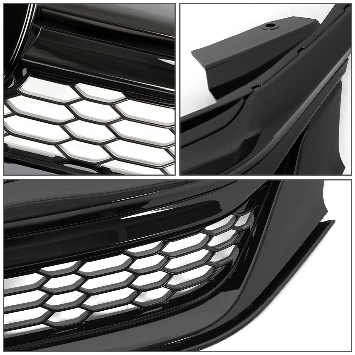 PARRILLA GRILLE - 16-17 HONDA ACCORD 4-DR - HONEYCOMB MESH - BLACK