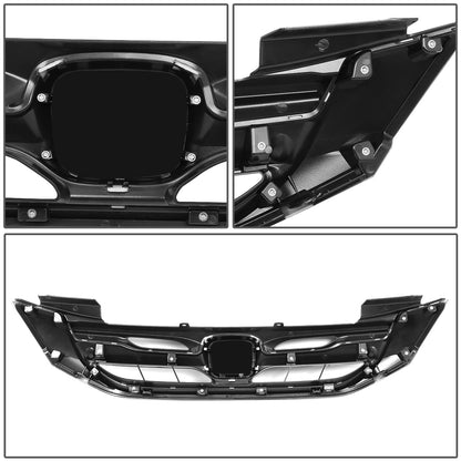 PARRILLA GRILLE - 13-15 HONDA ACCORD 4-DR - MATTE BLACK
