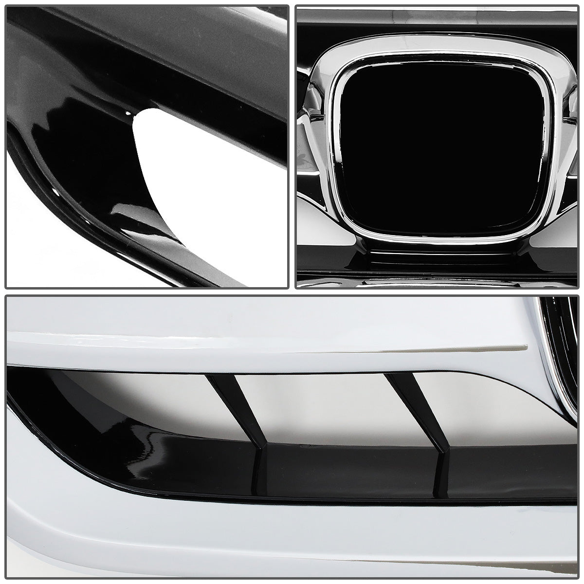 PARRILLA GRILLE - 13-15 HONDA ACCORD 4-DR - CHROME