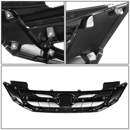 PARRILLA GRILLE - 13-15 HONDA ACCORD 4-DR - CHROME