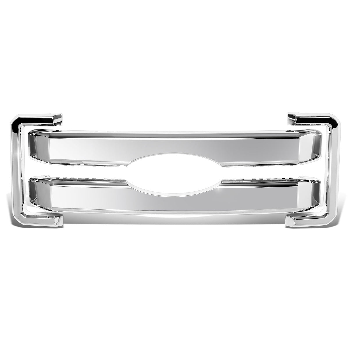 PARRILLA GRILLE OVERLAY - 11-16 FORD F-250, F-350 - FITS OVER FACTORY GRILLE WITHOUT VERTICAL BARS ONLY - CHROME