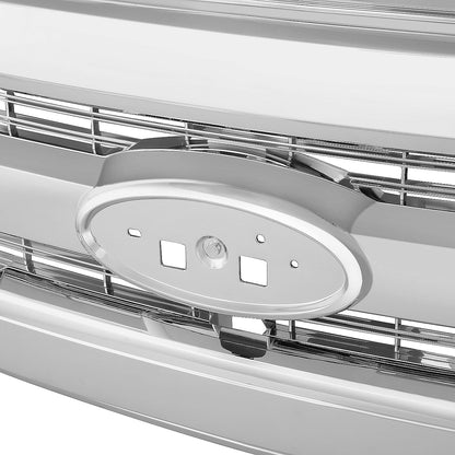 PARRILLA GRILLE - 15-17 FORD F-150 - 3-BAR STYLE - CHROME
