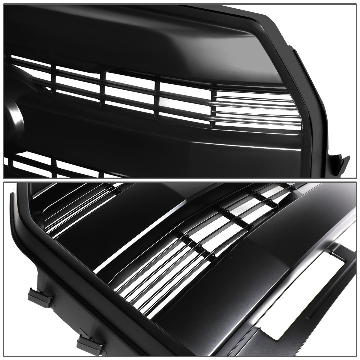 PARRILLA GRILLE - 15-17 FORD F-150 - 3-BAR STYLE - MATTE BLACK