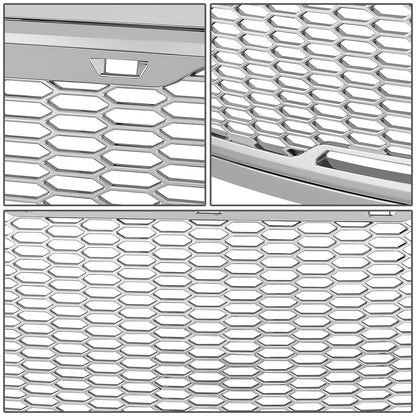 PARRILLA GRILLE - 11-16 FORD F-250, F-350, F-450, F-550 - HONEYCOMB MESH - W/ LED LIGHTS - CHROME