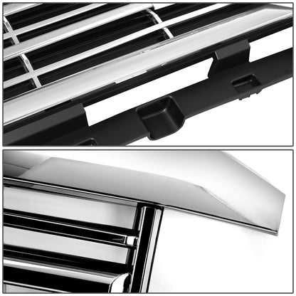 PARRILLA GRILLE - 14-15 CHEVY SILVERADO 1500 - HORIZONTAL MESH STYLE - FRONT UPPER - ABS - CHROME