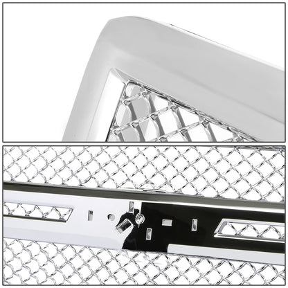 PARRILLA GRILLE - 14-15 CHEVY SILVERADO 1500 - DIAMOND MESH STYLE - FRONT UPPER - ABS - CHROME