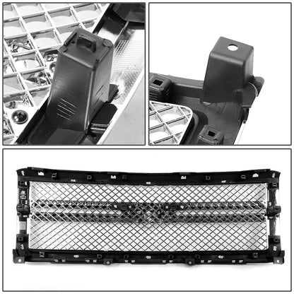 PARRILLA GRILLE - 14-15 CHEVY SILVERADO 1500 - DIAMOND MESH STYLE - FRONT UPPER - ABS - CHROME