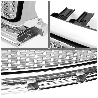 PARRILLA GRILLE - 16-17 GMC CANYON - DENALI STYLE - CHROME