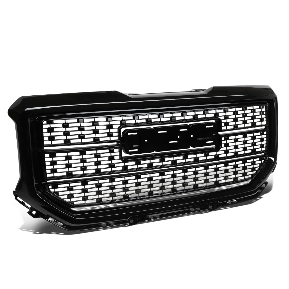 PARRILLA GRILLE - 16-18 GMC SIERRA 1500 - DENALI STYLE - BLACK