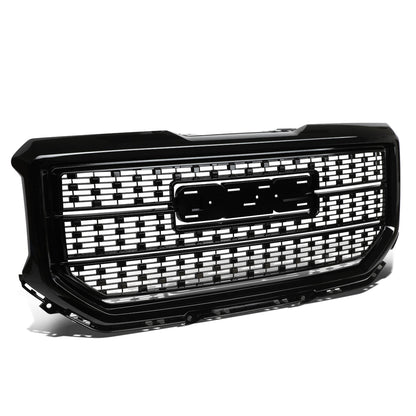 PARRILLA GRILLE - 16-18 GMC SIERRA 1500 - DENALI STYLE - BLACK
