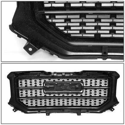 PARRILLA GRILLE - 16-18 GMC SIERRA 1500 - DENALI STYLE - BLACK