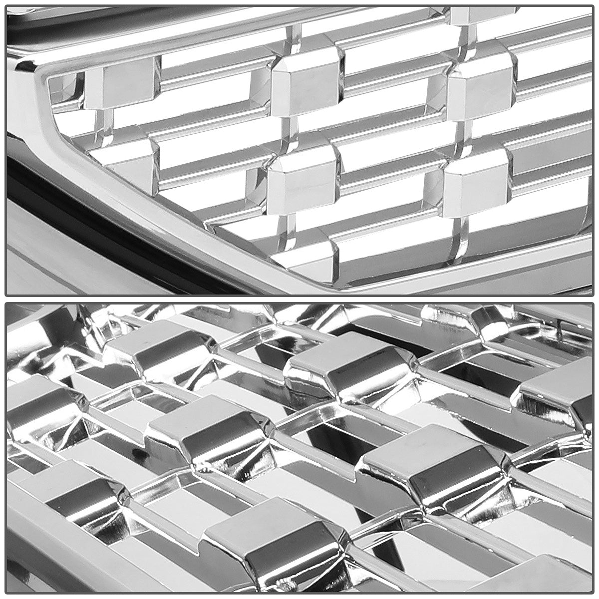 PARRILLA GRILLE - 16-18 GMC SIERRA 1500 - DENALI STYLE - CHROME