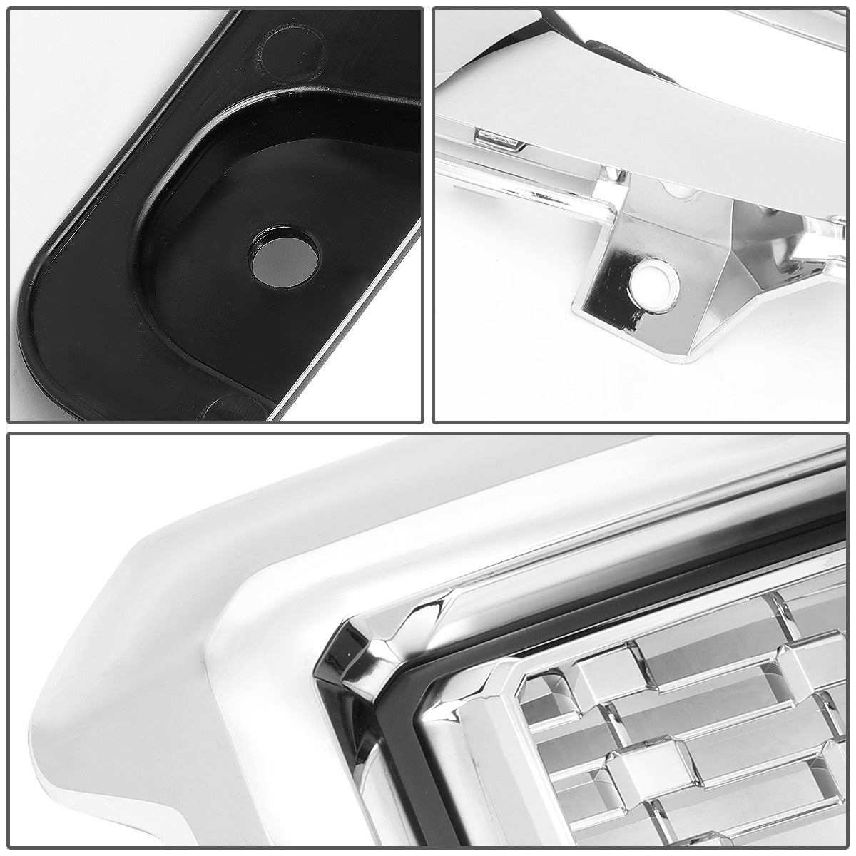PARRILLA GRILLE - 16-18 GMC SIERRA 1500 - DENALI STYLE - CHROME