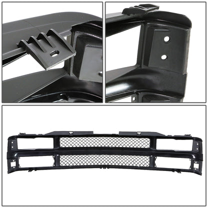 PARRILLA GRILLE - 94 CHEVY BLAZER / 94-99 CHEVY C1500, C2500, K1500, K2500 SUBURBAN / 94-00 CHEVY C2500, C3500, K2500, K3500 / 95-00 CHEVY TAHOE - DIAMOND MESH - BLACK