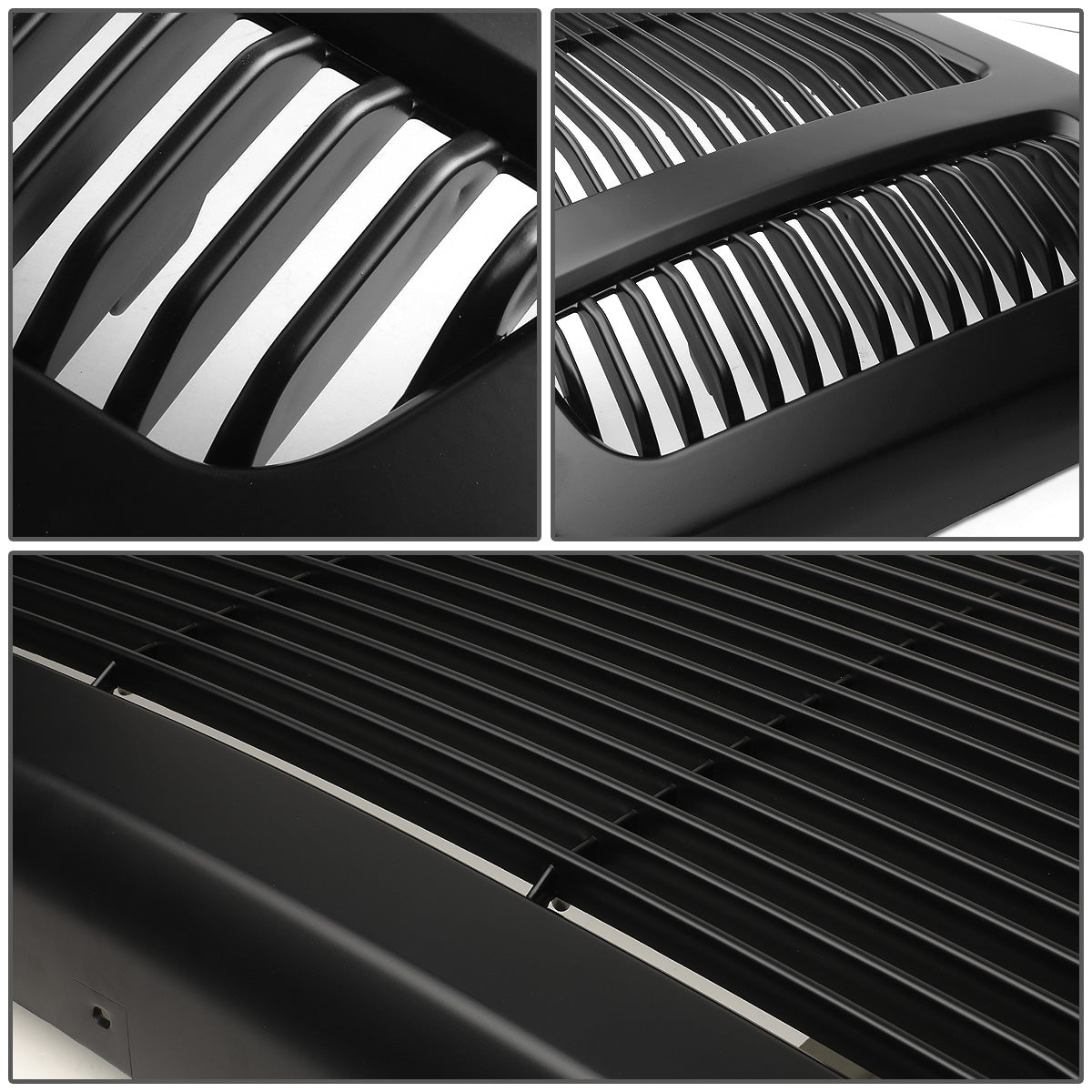 PARRILLA GRILLE - 05-07 FORD F-250, F-350, F-450, F-550 / 2005 FORD EXCURSION - VERTICAL FENCE STYLE - BLACK