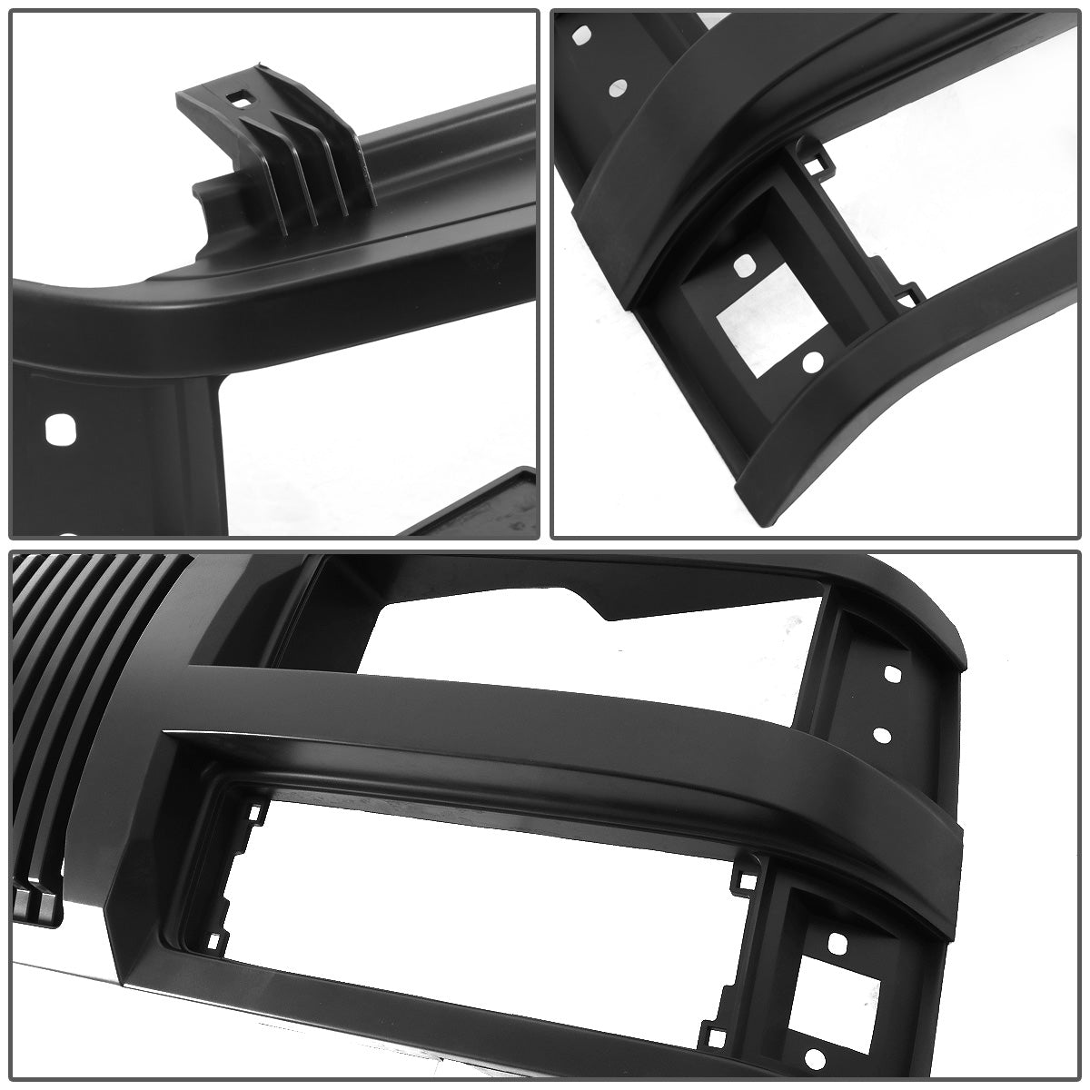 PARRILLA GRILLE - 94-98 CHEVY C1500, K1500 / 94-00 CHEVY C2500, C3500 , K2500, K3500 / 94-99 CHEVY SUBURBAN C1500, C2500, K1500, K2500 / 94 CHEVY BLAZER / 95-99 CHEVY TAHOE / 2000 CHEVY TAHOE - VERTICAL FENCE STYLE - ABS - BLACK