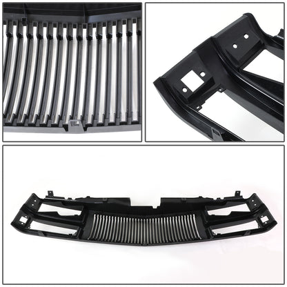 PARRILLA GRILLE - 94-98 CHEVY C1500, K1500 / 94-00 CHEVY C2500, C3500 , K2500, K3500 / 94-99 CHEVY SUBURBAN C1500, C2500, K1500, K2500 / 94 CHEVY BLAZER / 95-99 CHEVY TAHOE / 2000 CHEVY TAHOE - VERTICAL FENCE STYLE - ABS - BLACK