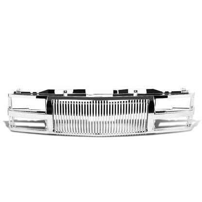 PARRILLA GRILLE - 94-98 CHEVY C1500, K1500 / 94-00 CHEVY C2500, C3500, K2500, K3500 / 94-99 CHEVY SUBURBAN C1500, C2500, K1500, K2500 / 94 CHEVY BLAZER / 95-99 CHEVY TAHOE / 2000 CHEVY TAHOE - VERTICAL FENCE STYLE - ABS - CHROME