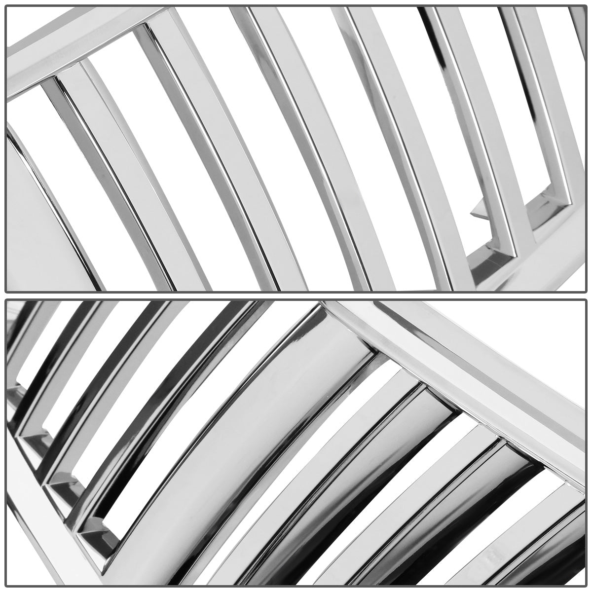 PARRILLA GRILLE - 00-05 CHEVY IMPALA - VERTICAL FENCE STYLE - ABS - CHROME