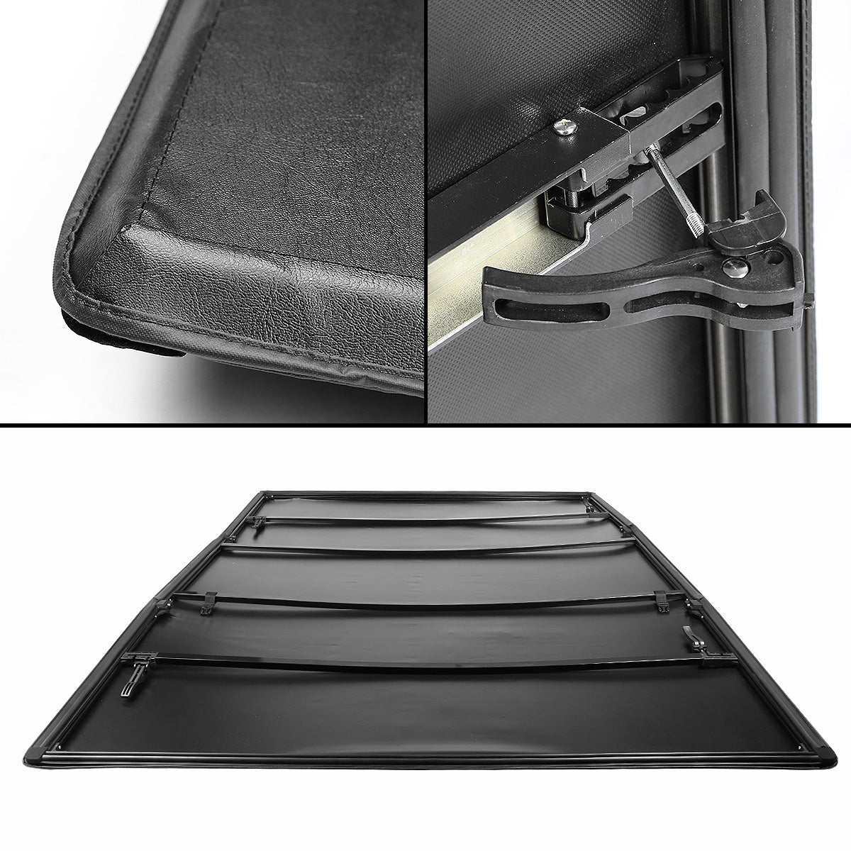 TAPA DE CAJA CAJUELA TONNEAU COVER - TRI-FOLD - 12-17 CHEVY COLORADO CREW / 12-17 GMC CANYON CREW - 5.2' BED