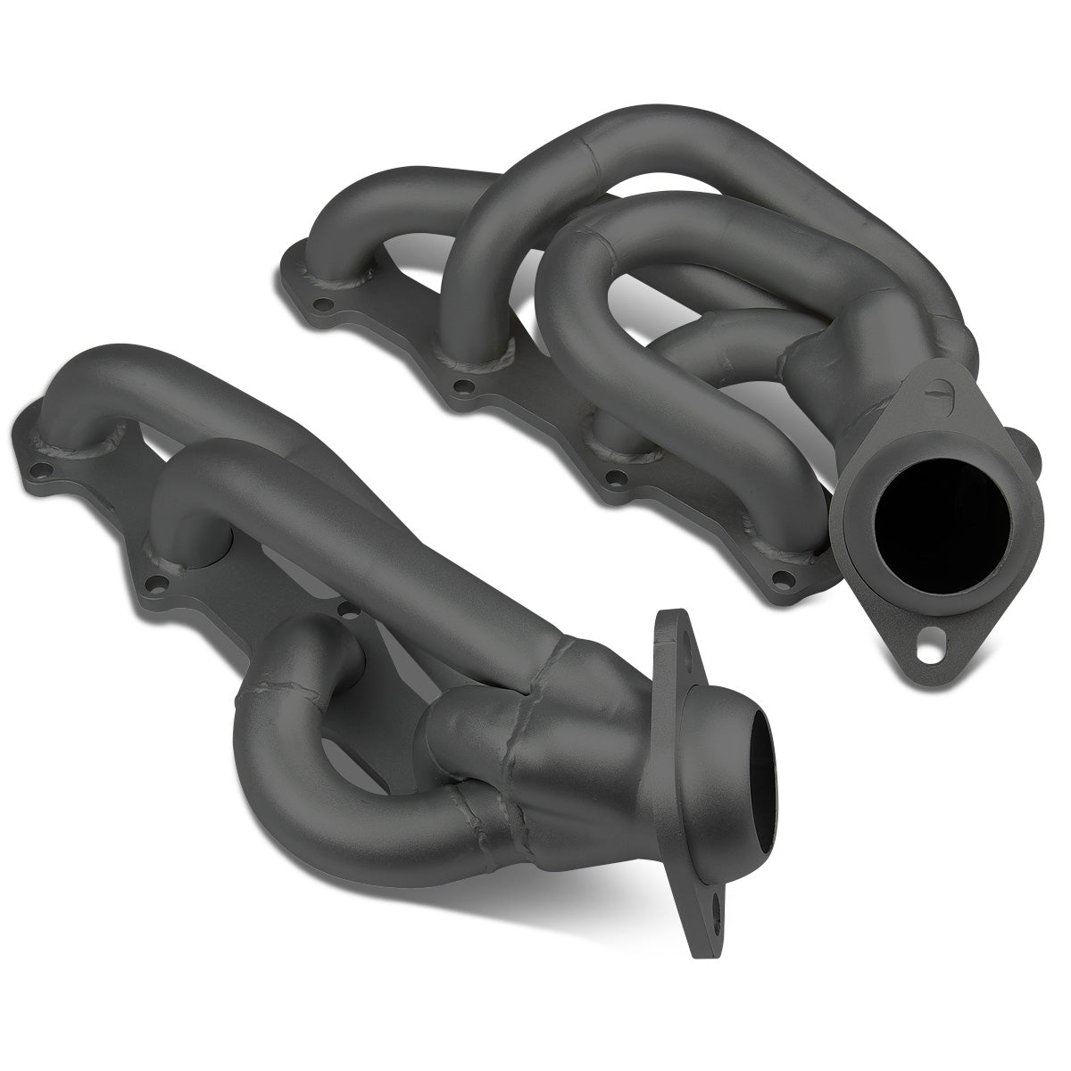 HEADERS BLACK - 04-08 FORD F-150 F150 XL/XLT/STX 4.6L V8 PICKUP