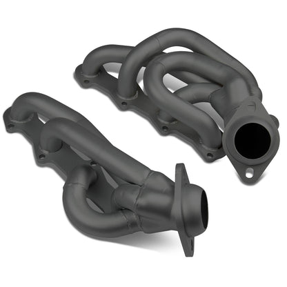 HEADERS BLACK - 04-08 FORD F-150 F150 XL/XLT/STX 4.6L V8 PICKUP