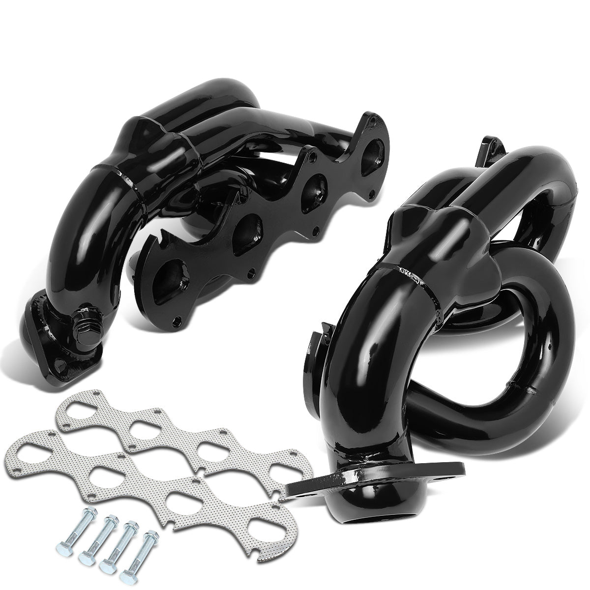 HEADERS BLACK - 05-10 MUSTANG GT/SHELBY 4.6L 281 V8 - SHORTY HEADERS