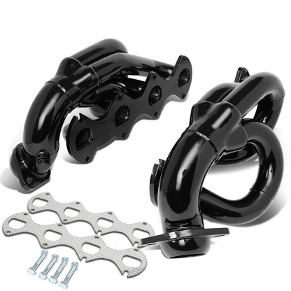 HEADERS BLACK - 05-10 MUSTANG GT/SHELBY 4.6L 281 V8 - SHORTY HEADERS