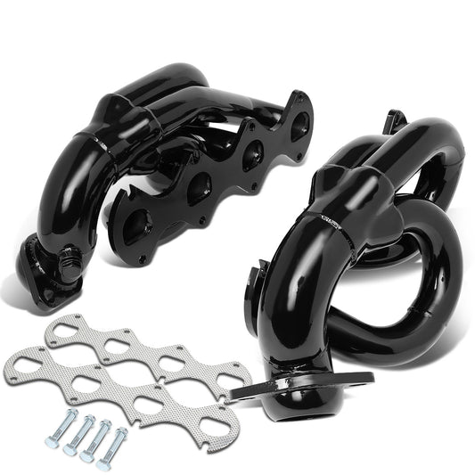 HEADERS BLACK - 05-10 MUSTANG GT/SHELBY 4.6L 281 V8 - SHORTY HEADERS