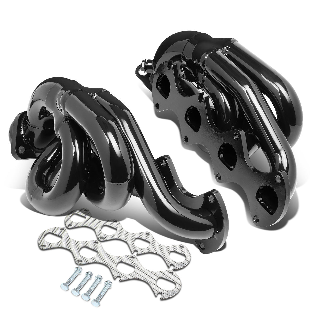 HEADERS BLACK - 05-10 MUSTANG GT/SHELBY 4.6L 281 V8 - SHORTY HEADERS