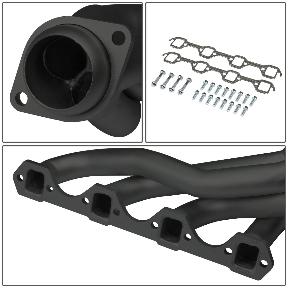 HEADERS BLACK - 79-93 FORD MUSTANG 5.0 V8 OHV GT/LX/GLX/L/SVT