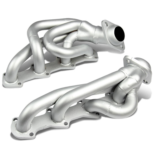 HEADERS SILVER - 04-08 FORD F-150 F150 XL/XLT/STX 4.6L V8 PICKUP