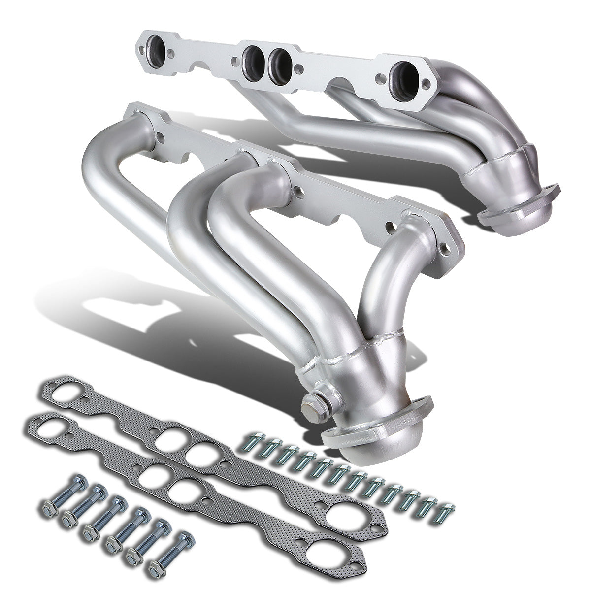 HEADERS SILVER - 88-97 CHEVY/GMC PICK-UP/SUBURBAN/YUKON 5.0/5.7 - TYPE-2