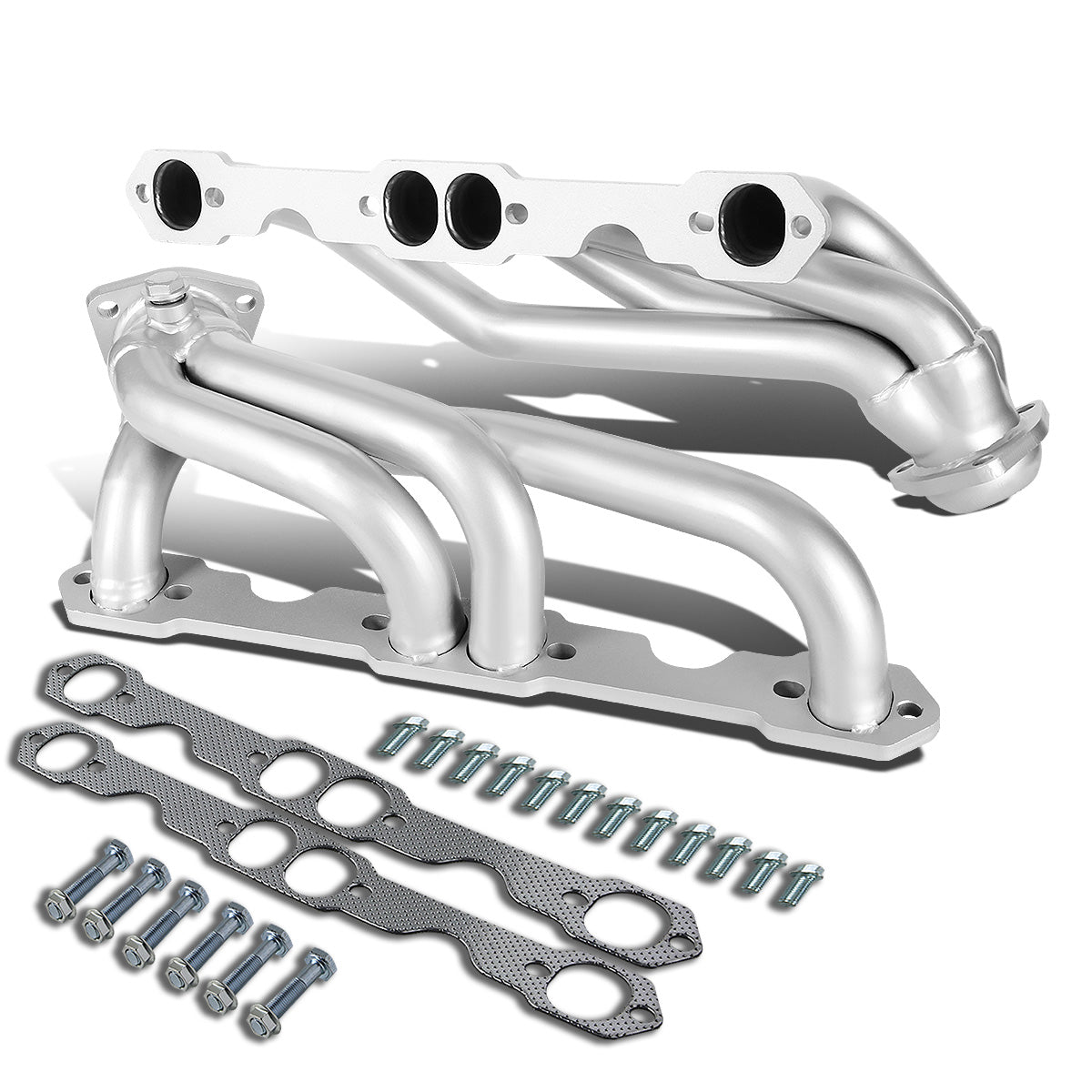 HEADERS SILVER - 88-97 CHEVY/GMC PICK-UP/SUBURBAN/YUKON 5.0/5.7 - TYPE-2