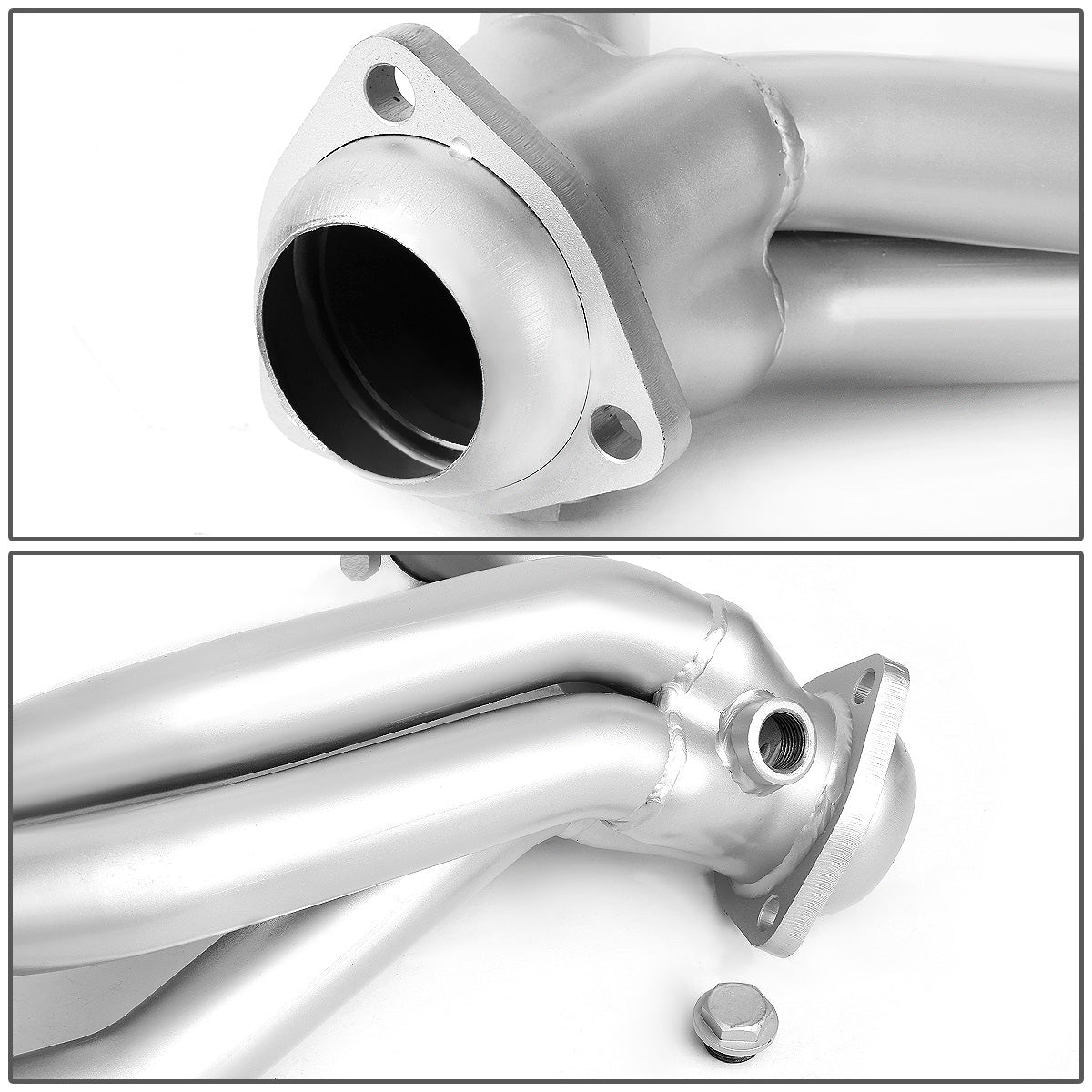 HEADERS SILVER - 88-97 CHEVY/GMC PICK-UP/SUBURBAN/YUKON 5.0/5.7 - TYPE-2