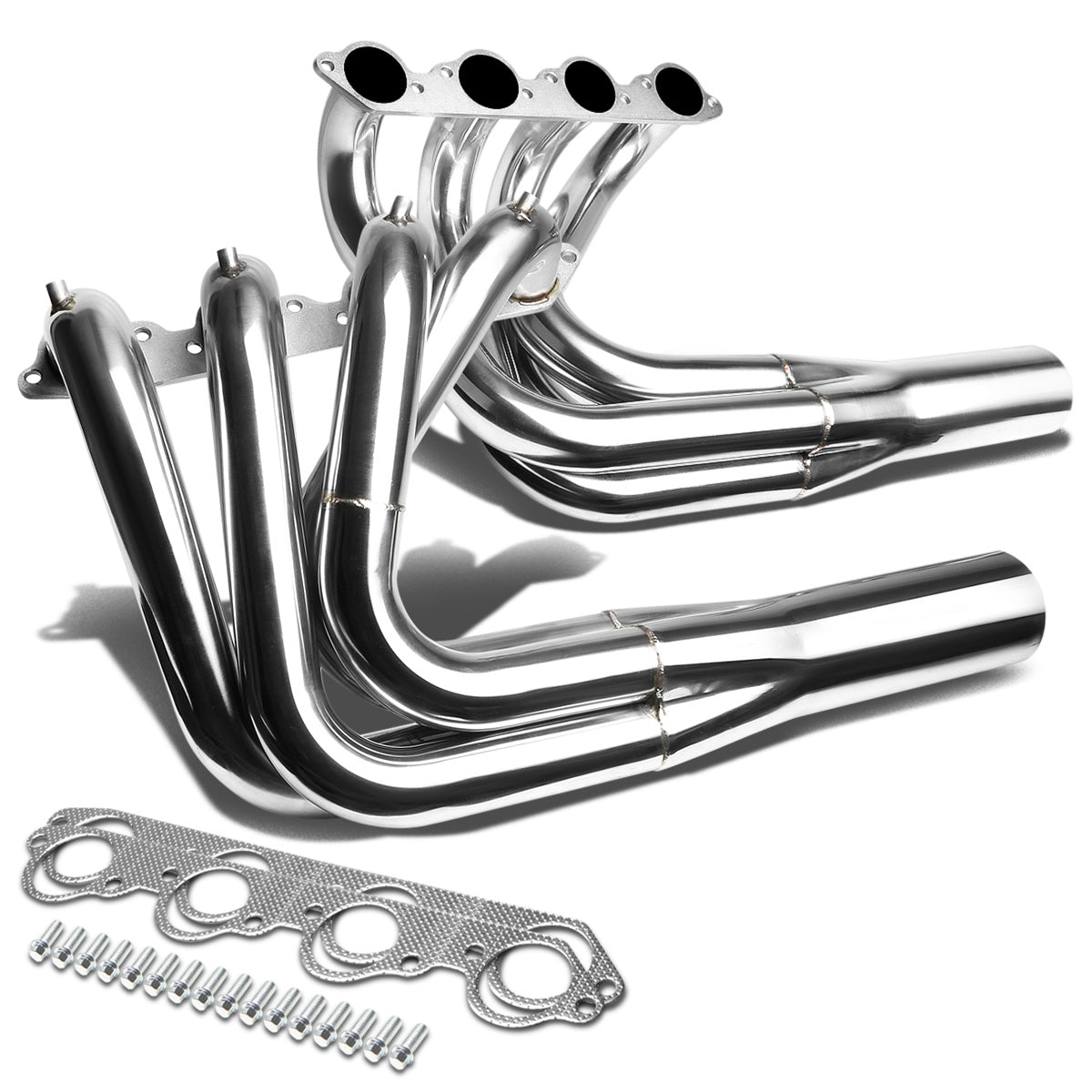 HEADERS STAINLESS STEEL - CHEVY BIG BLOCK V8 BBC FOR JET BOAT TOP MOUNT WITH WATER PORT