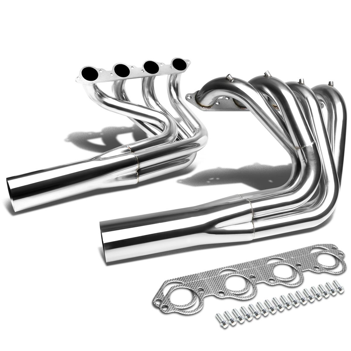HEADERS STAINLESS STEEL - CHEVY BIG BLOCK V8 BBC FOR JET BOAT TOP MOUNT WITH WATER PORT