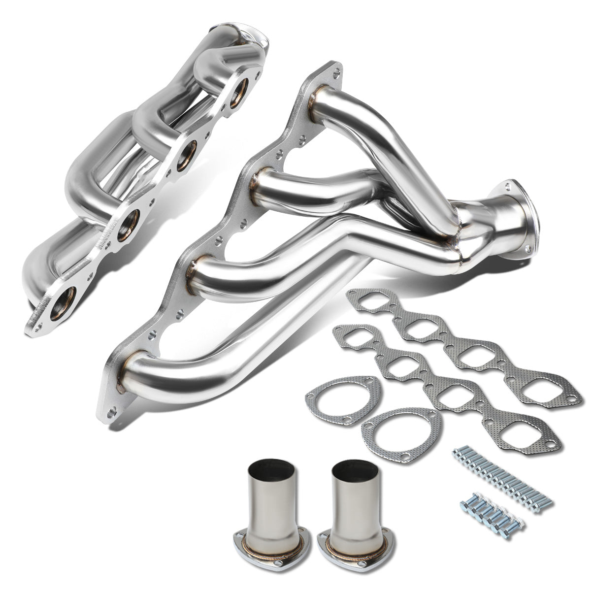 HEADERS STAINLESS STEEL - CHEVY 396 502 454 V8 - GM A BODY BIG BLOCK SHORTY / CIRCLE FLANGE