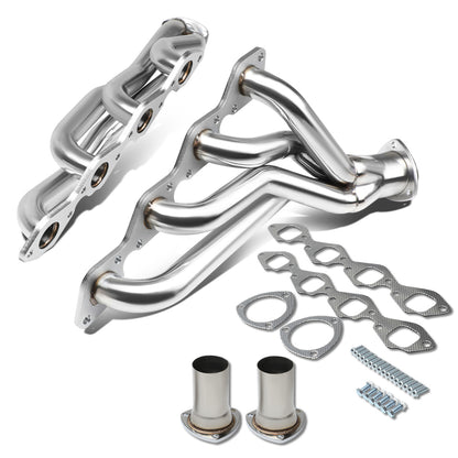 HEADERS STAINLESS STEEL - CHEVY 396 502 454 V8 - GM A BODY BIG BLOCK SHORTY / CIRCLE FLANGE