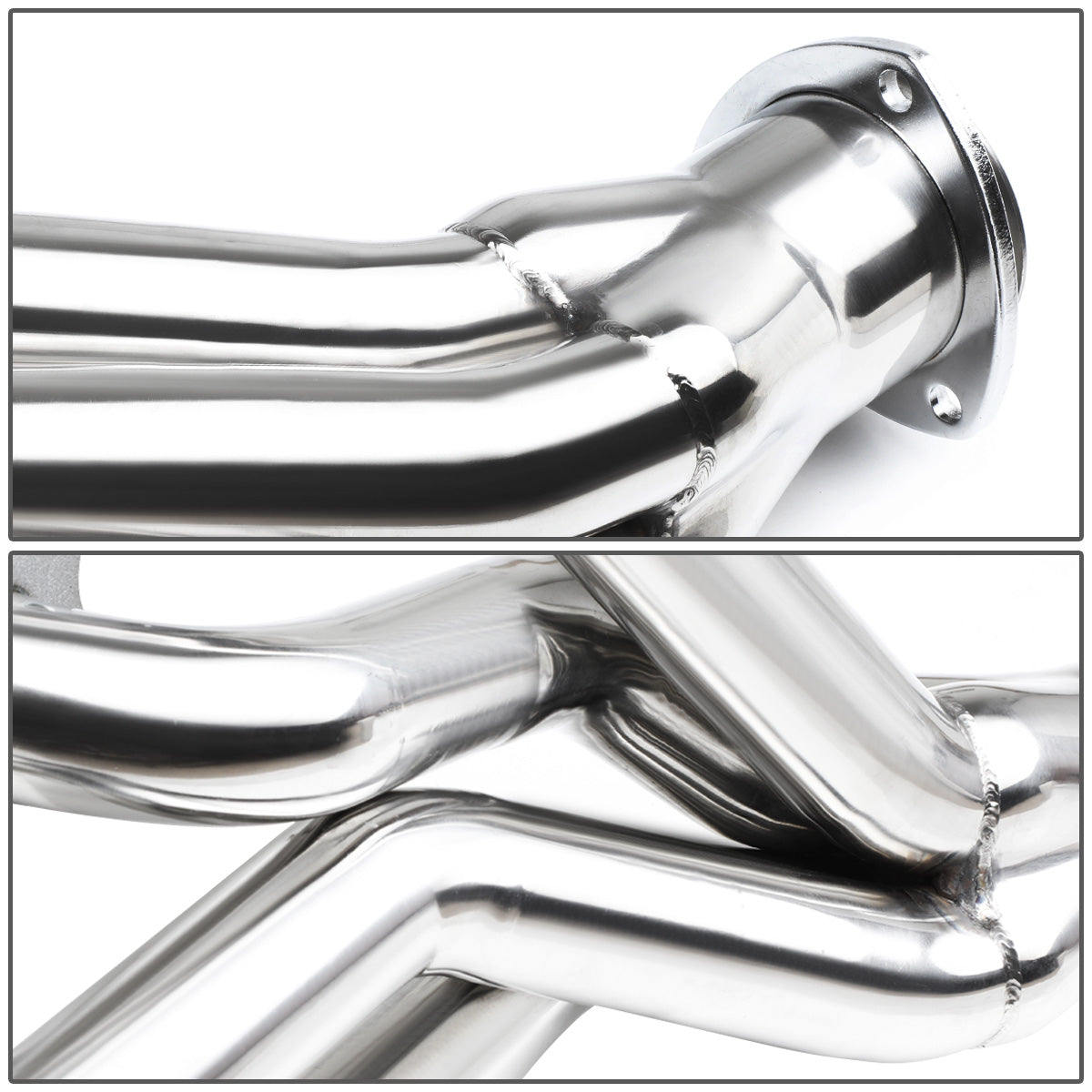 HEADERS STAINLESS STEEL - CHEVY 396 502 454 V8 - GM A BODY BIG BLOCK SHORTY / CIRCLE FLANGE