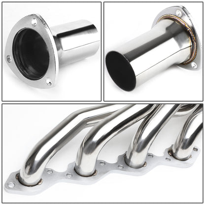 HEADERS STAINLESS STEEL - CHEVY 396 502 454 V8 - GM A BODY BIG BLOCK SHORTY / CIRCLE FLANGE