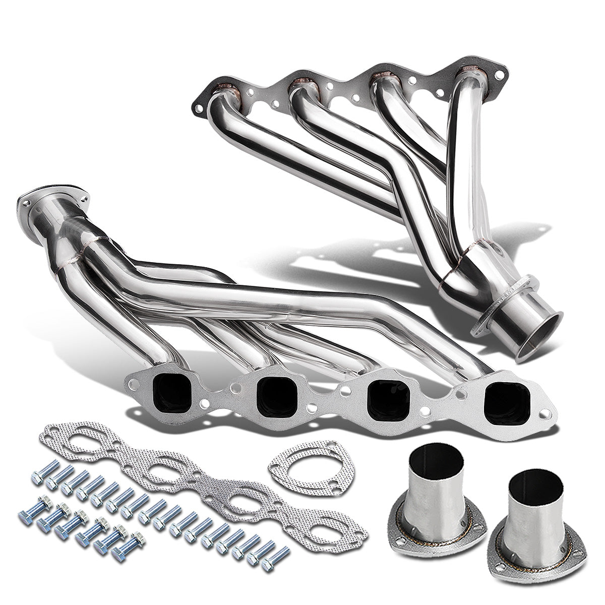 HEADERS STAINLESS STEEL - CHEVY 396 502 454 V8 - GM A BODY BIG BLOCK SHORTY / SQUAR FLANGE