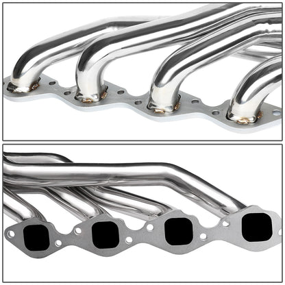 HEADERS STAINLESS STEEL - CHEVY 396 502 454 V8 - GM A BODY BIG BLOCK SHORTY / SQUAR FLANGE