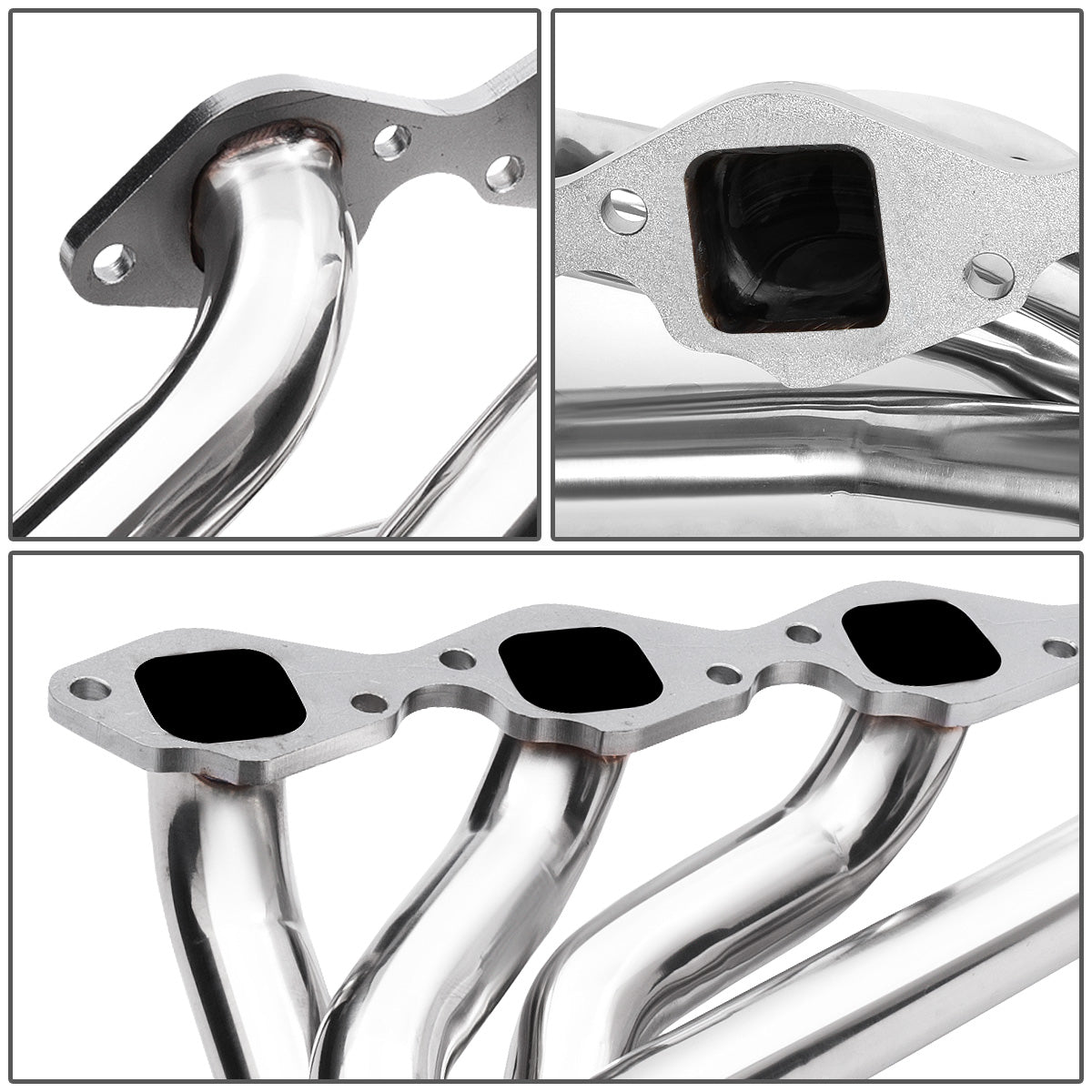 HEADERS STAINLESS STEEL - CHEVY 396 502 454 V8 - GM A BODY BIG BLOCK SHORTY / SQUAR FLANGE